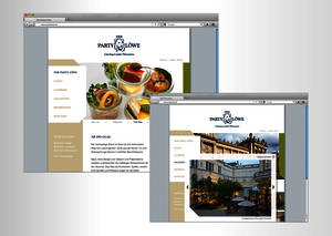 Internetseiten-Entwurf im neuen Corporate Design