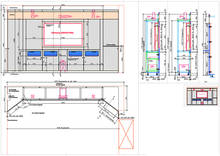Showroom-Konzept: Technische Zeichnung