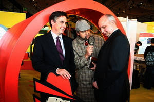 Der Nds. MP David McAllister mit Wirtschaftsminister Jörg Bode zu Gast
