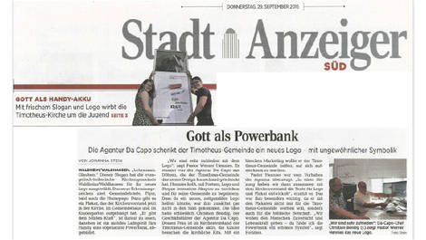Gott als Powerbank