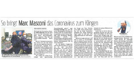So bringt Marc Masconi das Coronavirus zum Klingen