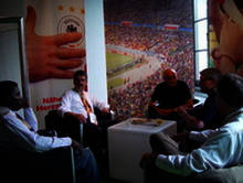 Die Welt zu Gast in der Lounge